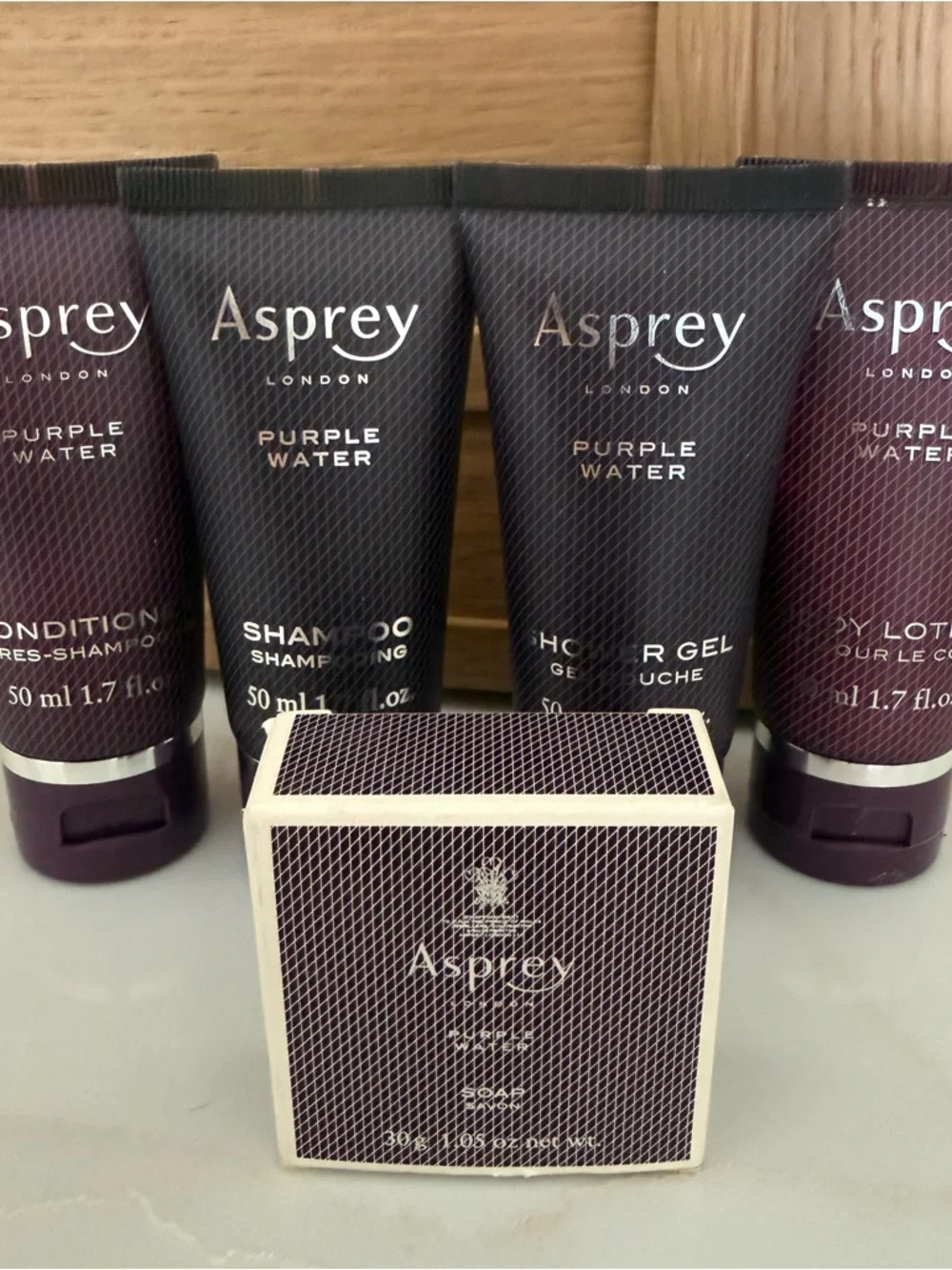 Asprey Purple Water Bath & Body Set in Deep Purple - Picture 2 of 4